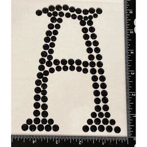 Recollections Halloween Bling Rhinestone Gem Embellishment " A "  353831 422398